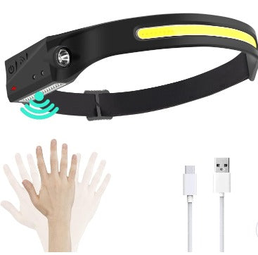 🔦 Linterna frontal LED recargable e impermeable — Iluminación profesional ⚡ OFERTA POR TIEMPO LIMITADO 🚨