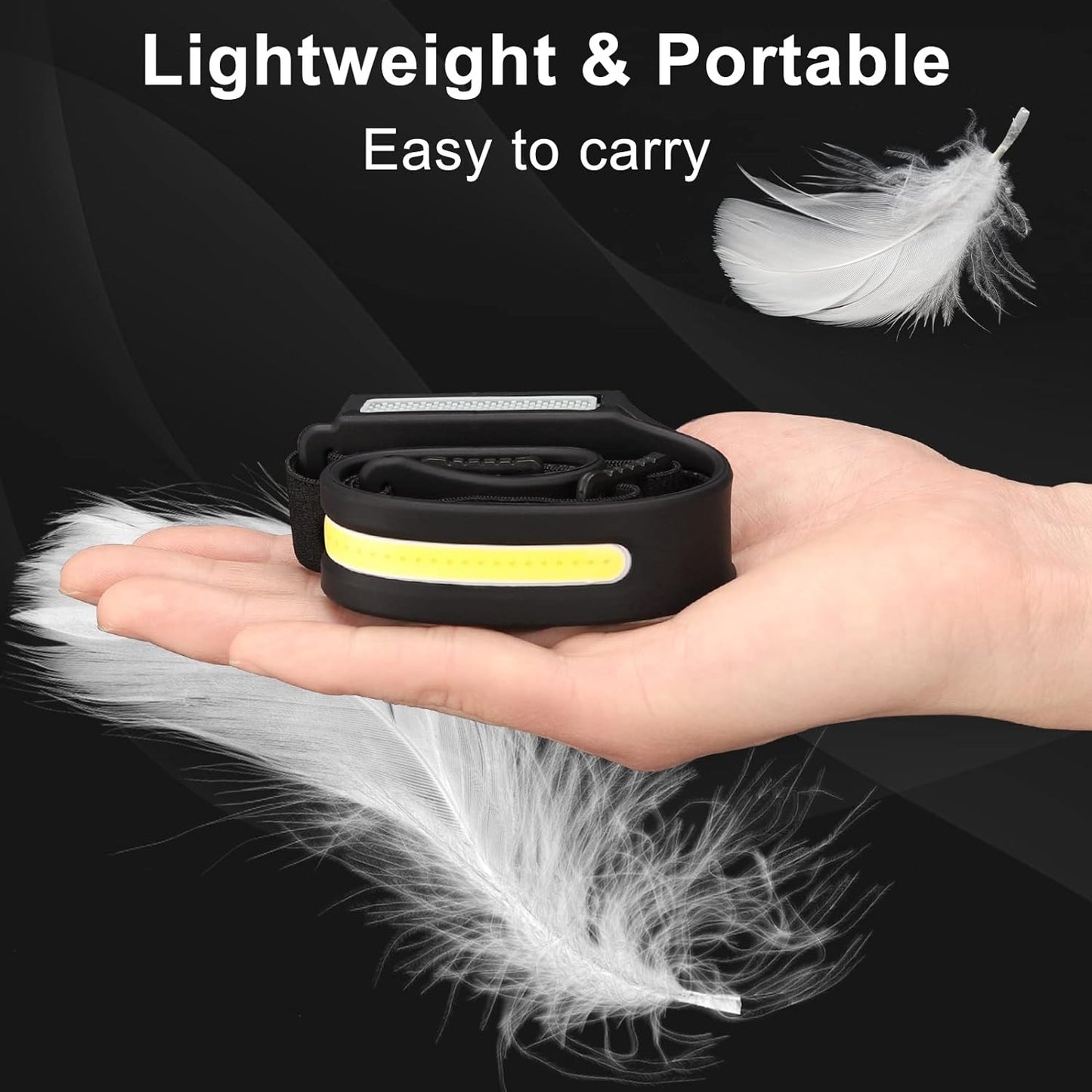 🔦 Linterna frontal LED recargable e impermeable — Iluminación profesional ⚡ OFERTA POR TIEMPO LIMITADO 🚨