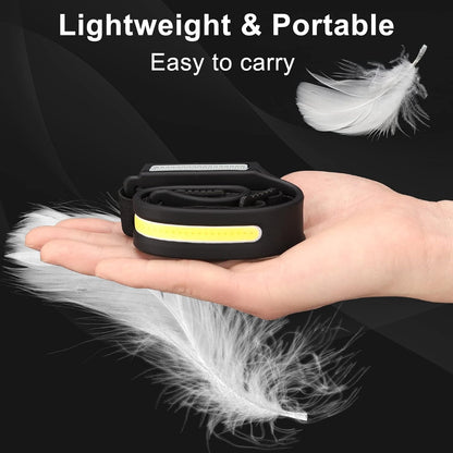 🔦 Linterna frontal LED recargable e impermeable — Iluminación profesional ⚡ OFERTA POR TIEMPO LIMITADO 🚨